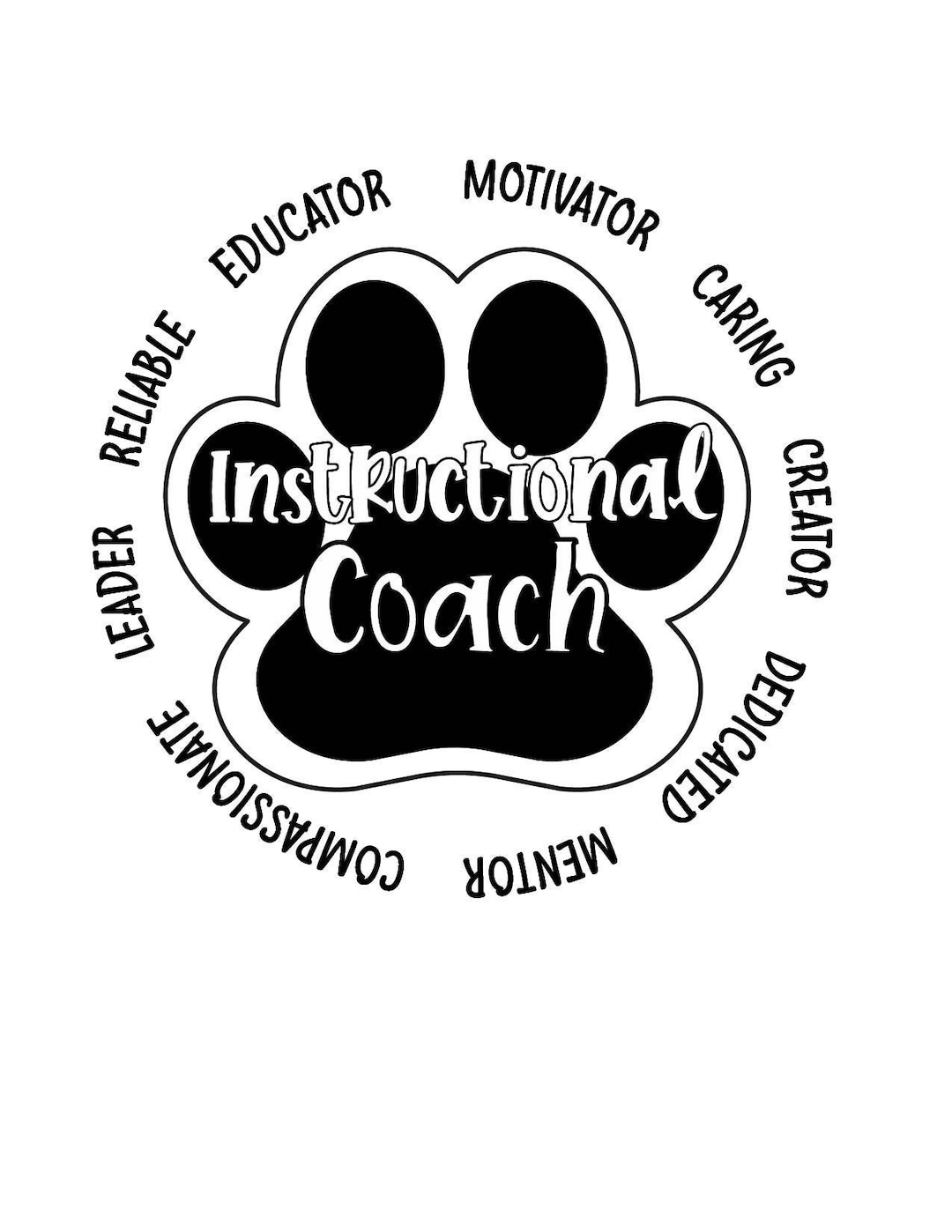 Instructional Coach Svg, Ic Svg, Instructional Staff, Appreciation
