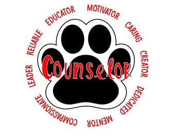 Consulente svg, Consulente scolastico svg, Insegnamento svg, Ritorno a scuola svg, Lettere ondulate svg, Boho svg, Svg Dxf Eps Ai Png Silhouette Cricut