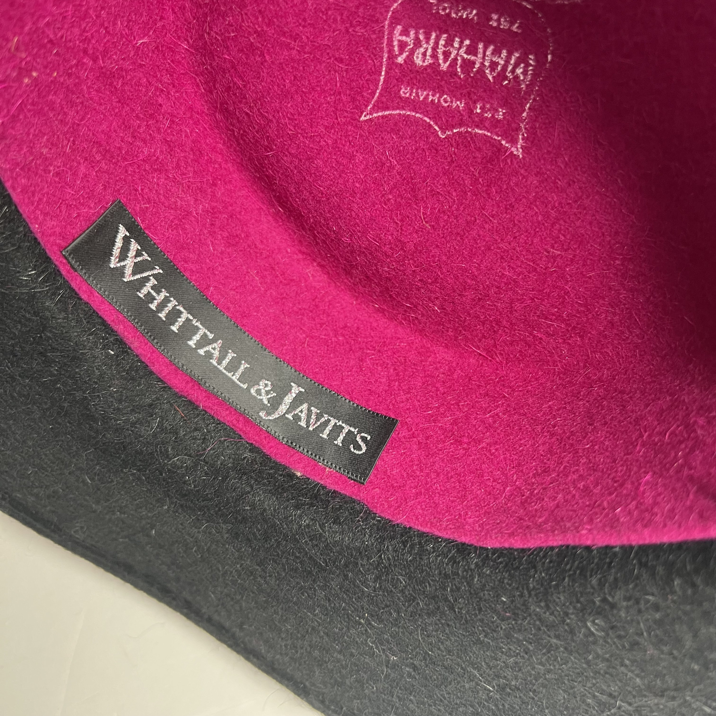 Vintage Whittall & Javits Mohair Wool Hat Barbie Princess Diana Kentucky Derby Vintage Whittall & Javits Mohair Wool Hat Barbie Princess  main image 2