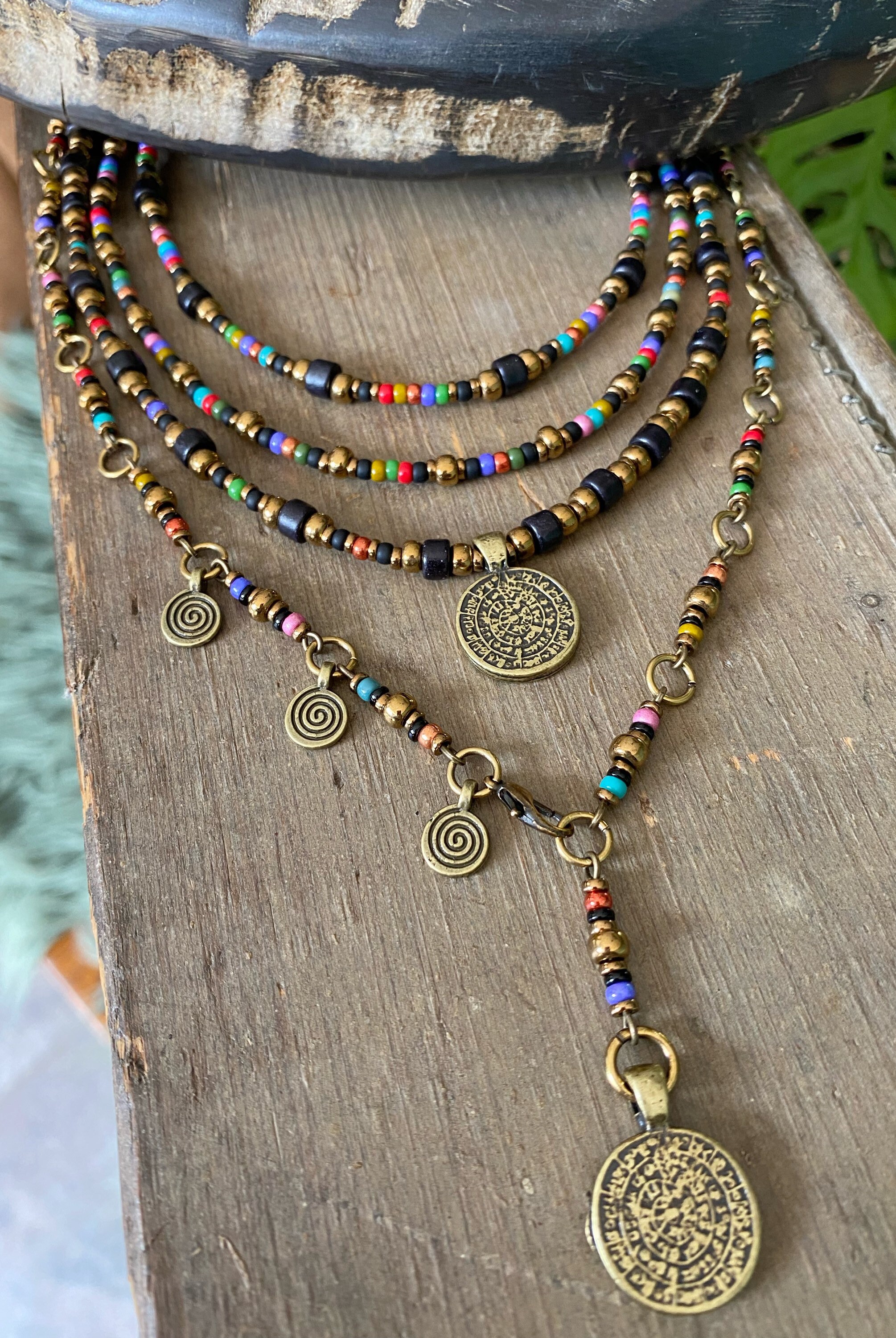 Hippie necklaces cheap