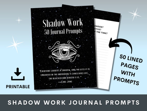 Shadow Work Journal Printable 50 Shadow Work Journal Prompts - Etsy