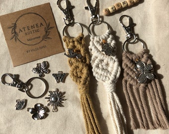 Macramé Sleutelhanger