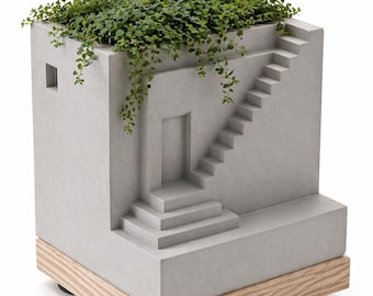 Architectural design object made of concrete – hand-cast & unique
