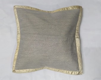 Cushion Cover Camping Pillow Turkish Pillow 18x18 inches Pillow Mn45x45-334 Organic Lumbar Pillow Bordered Design Pillow Cotton Pillow