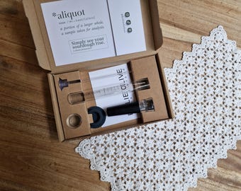 SUMMER SPECIAL - Aliquot set with daisy doily