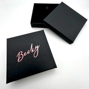 Gepersonaliseerde sieraden Geschenkdoos Ketting Armband Oorbellen Verpakking Voor Hem Haar Verjaardag Kerst Bruidsmeisje Geschenkdoos