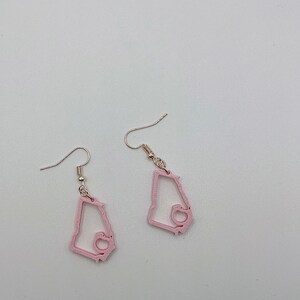 Boucles d'oreilles Georgia - Georgia - Boucles d'oreilles GA - Boucles d'oreilles pêche - Boucles d'oreilles amusantes - Boucles d'oreilles State - Georgia Peach - Boucles d'oreilles ludiques - Boucles d'oreilles mignonnes