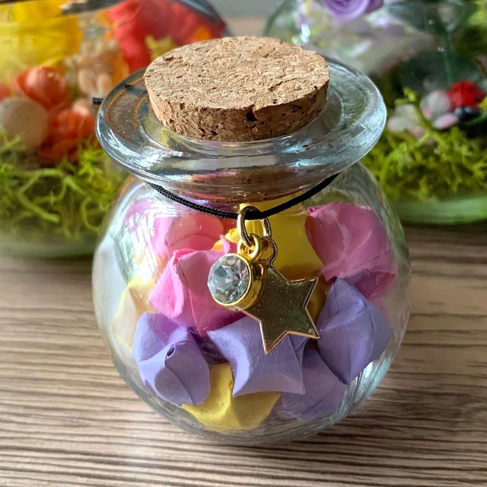 Lucky Stars Origami in a Jar Etsy