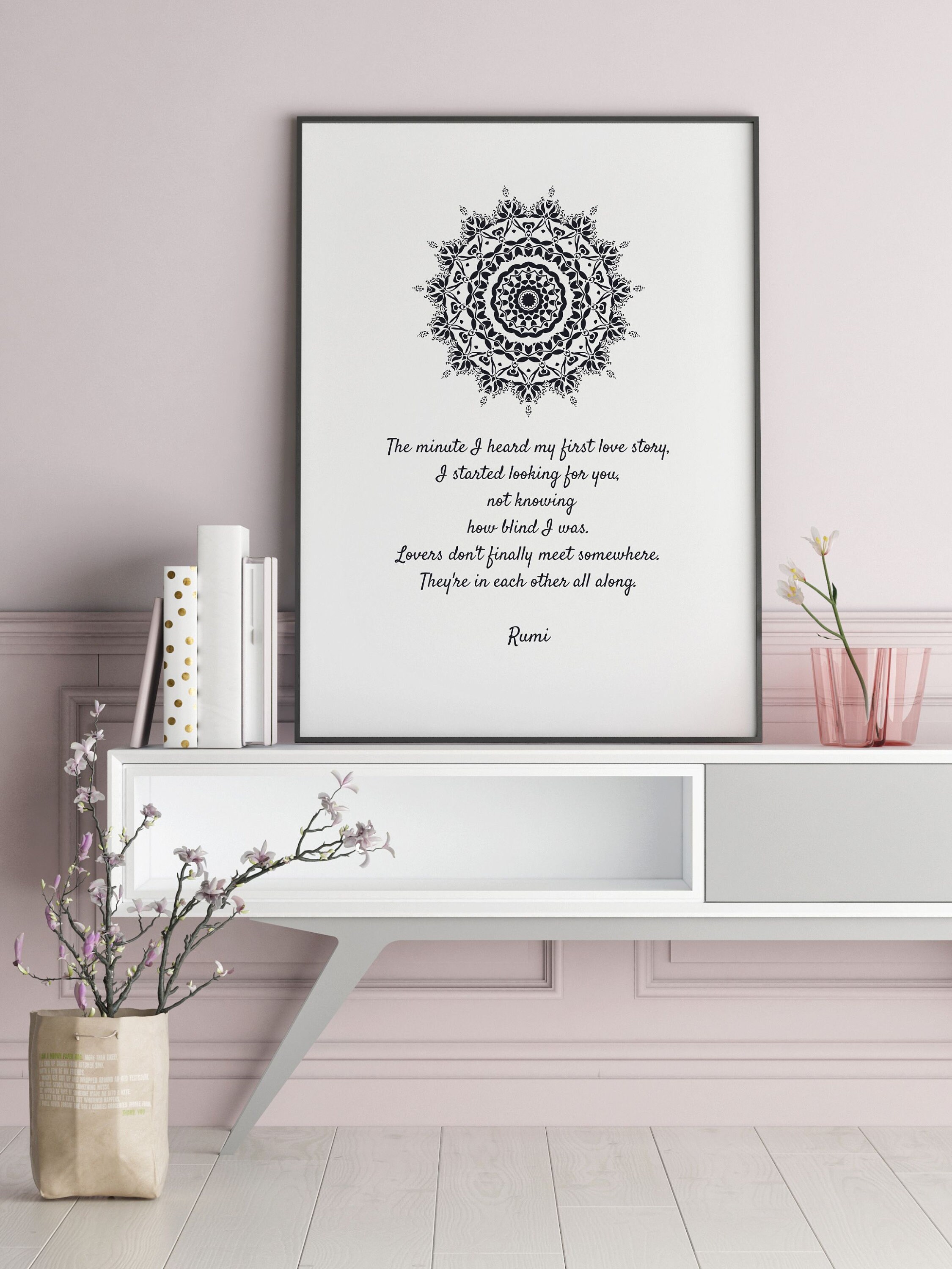 PRINTABLE Rumi Love Quote Rumi Quote DIGITAL PRINT the - Etsy Australia