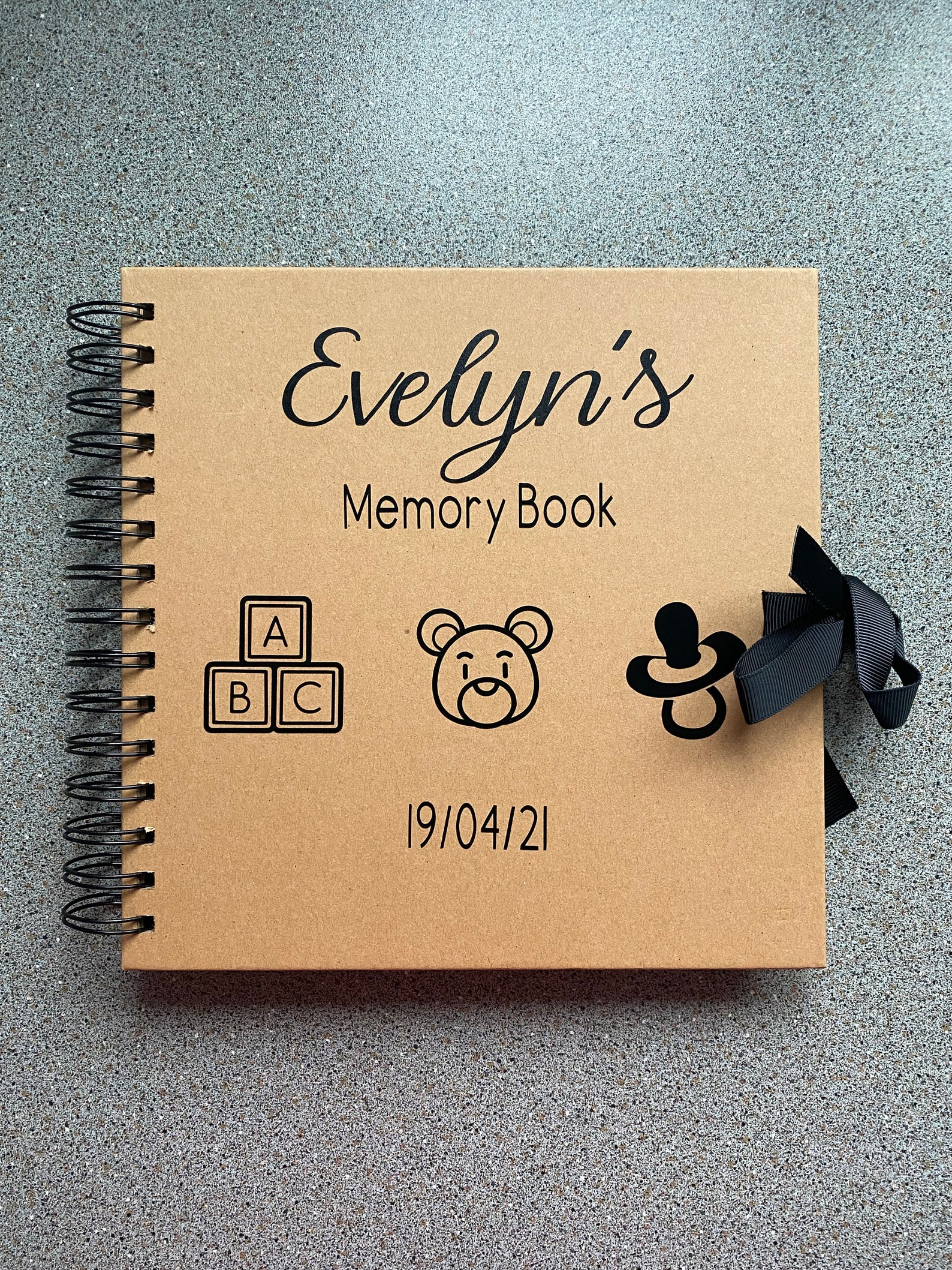 New Baby Memory Book Etsy