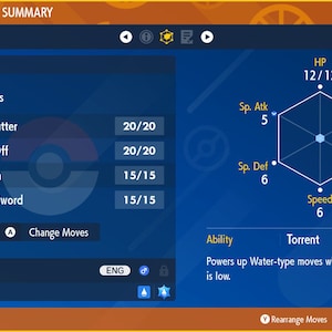 Błyszczący/Niebłyszczący Oshawott/Samurott 6IV – Pokémon Scarlet/Violet (100% legalny)