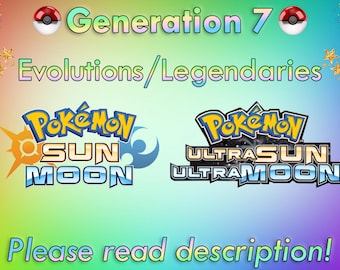 Pokemon ULTRA SUN & MOON - ALL Gen 7 Shiny Mythical Pokémon 6IV Level 100  3DS