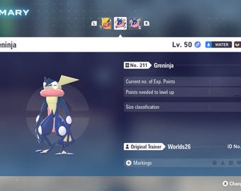 2026 Pokémon World Championships Greninja EVENT - Legends: Z-A HOME (100% Legal)
