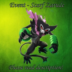 6IV Zarude Dada or Coco Movie Event Pokemon Sword and Shield