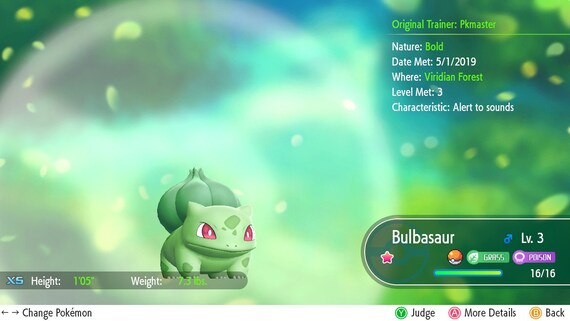 Pokemon Shiny Bulbasaur 3