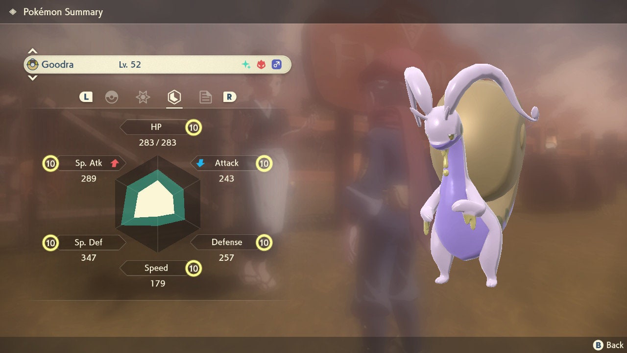 Pokemon Legends: Arceus Shiny Alpha Goomy Max Effort Levels 6IV-EV