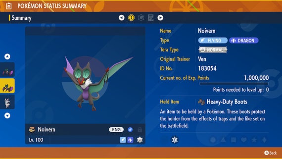 Shiny/non-shiny Noibat/noivern 6IV Pokémon Scarlet/violet -  Sweden