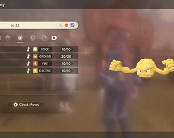 Geodude brillante/no brillante/Golem Alpha 6IV/EV - Legends Arceus (100% Legal)