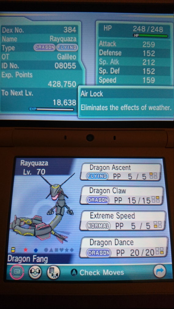 North Americans! Get your level 70 shiny Rayquaza now! (OR/AS only)