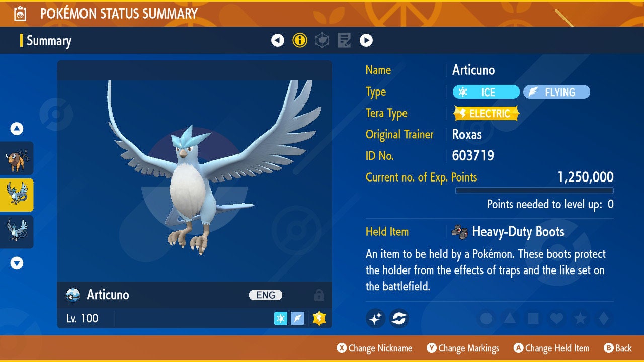 Articuno, The Titan Of Ice