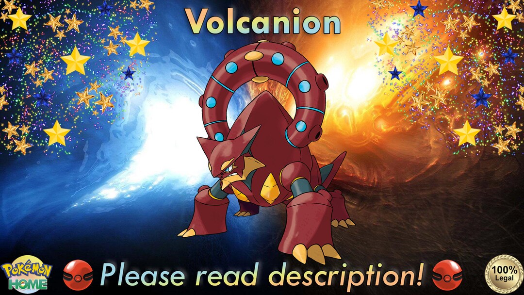 Pokemon Sword & Shield / Event Volcanion / 6IV / (Download Now) 