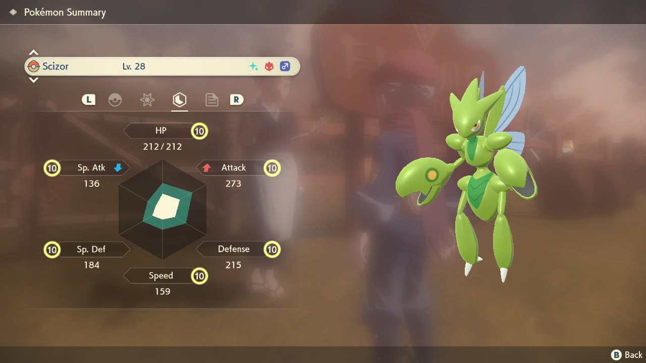 Shiny/non-shiny Scyther/scizor Hisui Alpha 6IV/EV Legends -  Norway