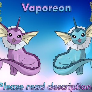 Shiny Vaporeon/Jolteon/Flareon 6IV - X/Y OR/AS S/M US/UM Let's Go  Sword/Shield