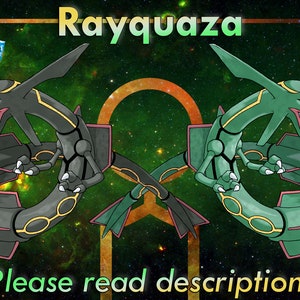Shining Rayquaza Gold Holo WotC style Pokemon Art Card -  Portugal