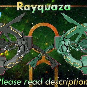 Shiny Mega Rayquaza : r/PixelArt