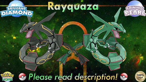 Shiny RAYQUAZA 6IV / Pokemon Brilliant Diamond and Shining -  Norway