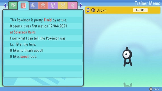 Pokemon Go shiny Unown X ( must be registred ) Read description below