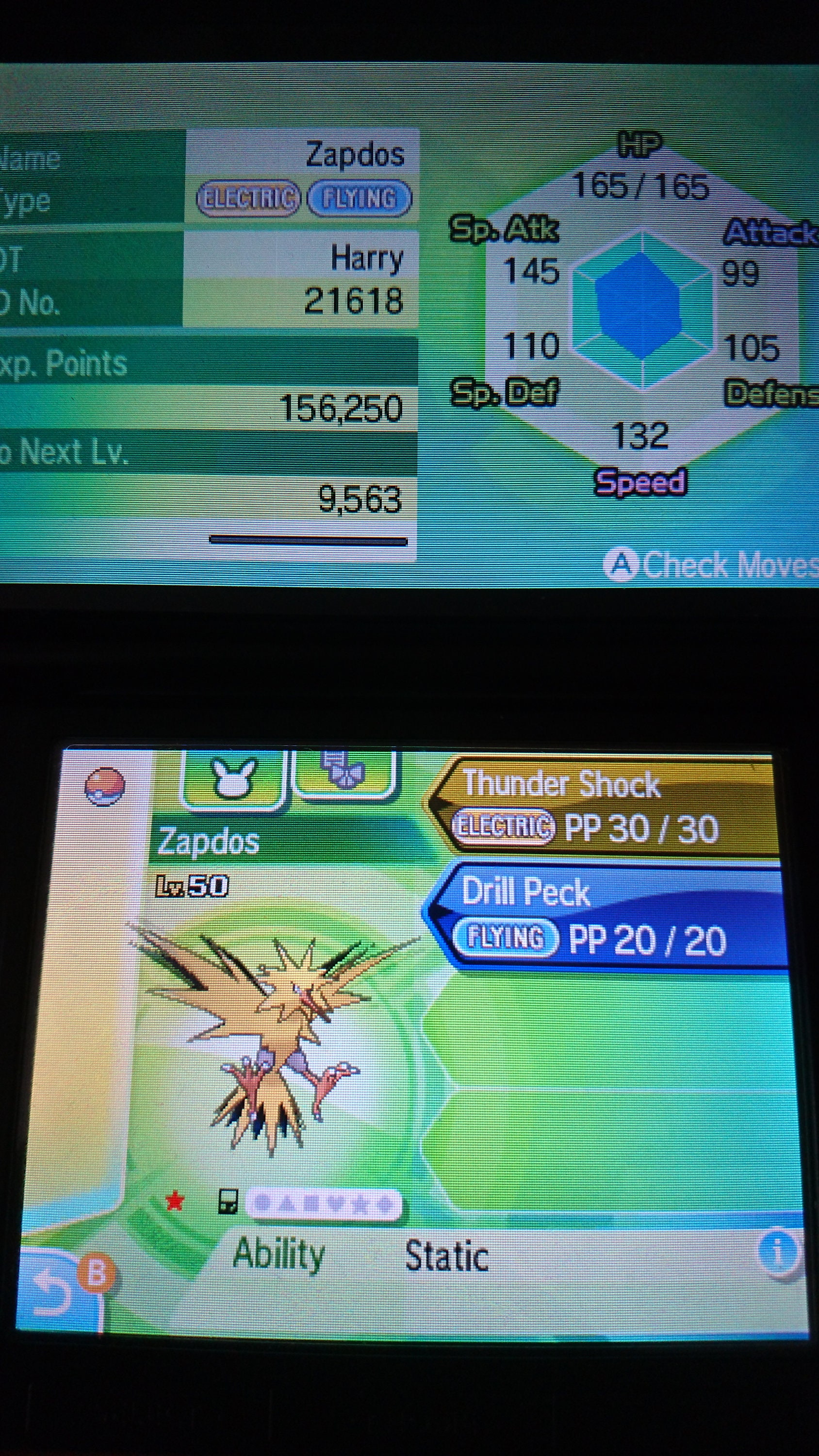 Shiny Articuno/zapdos/moltres Pack Bundle 6IV Pokemon 