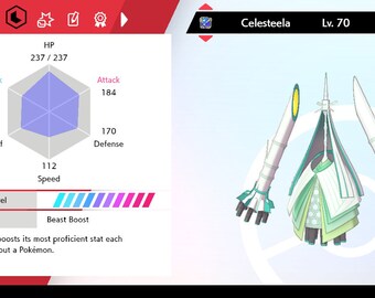 Pokemon 2797 Shiny Celesteela Pokedex: Evolution, Moves, Location, Stats