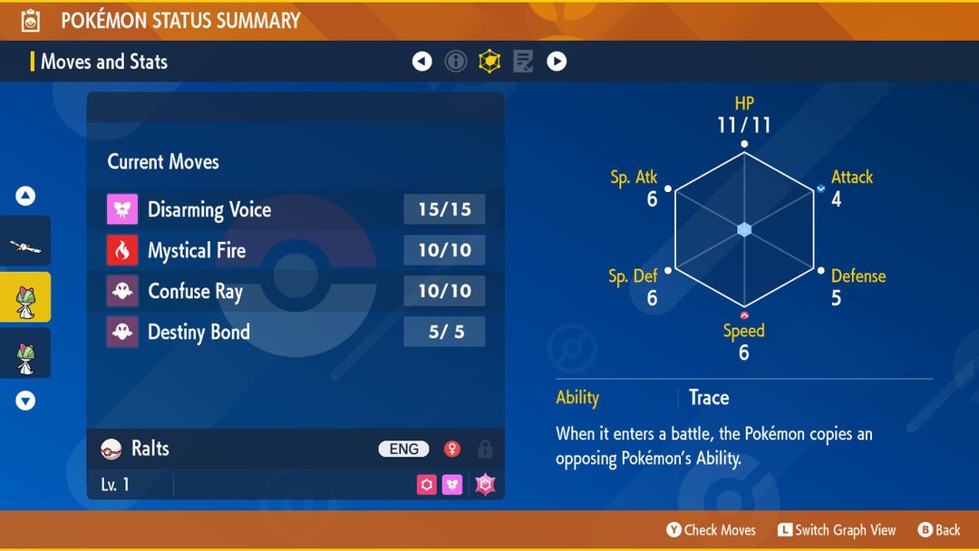 Pokemon Scarlatto/Viola - Ralts Shiny 6IV Pronto Per Battaglie - Consegna Veloce