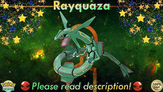 Shiny Rayquaza 6IV Pokemon X/Y OR/AS S/M Us/um Sword/shield -  Israel