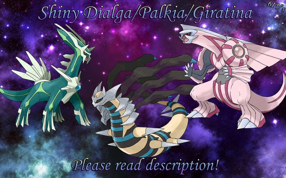 ✨ 6IV SHINY GIRATINA ✨ POKEMON SCARLET AND VIOLET EV'D OR NON