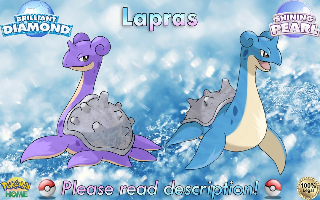 Shiny/non-shiny Lapras 6IV Brilliant Diamond/shining Pearl 100% Legal -  Etsy Hong Kong