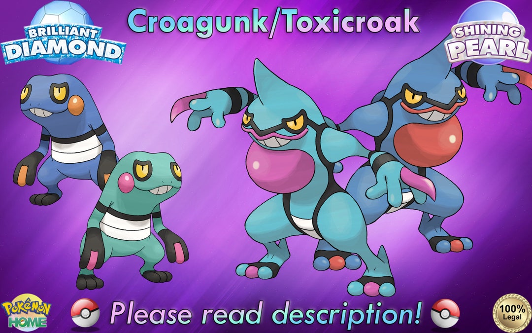 Pokémon Brilliant Diamond and Shining Pearl: How To Evolve Croagunk Into  Toxicroak - Cultured Vultures