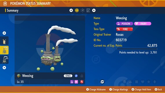 POKÉMON SCARLET & Violet Shiny 6IV EV Battle Ready Ceruledge W/ Master - Foto 12