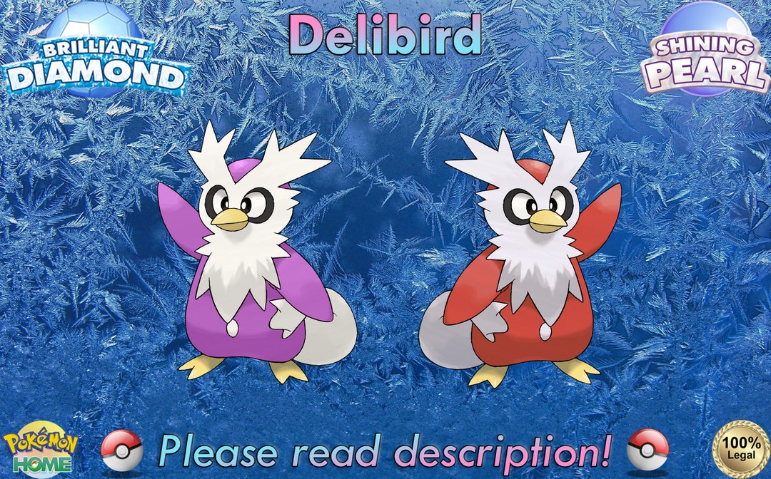 Shiny/nonshiny Delibird 6IV Brilliant Diamond/shining Pearl Etsy