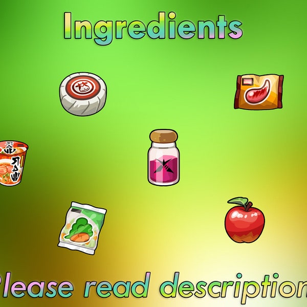 Ingredients Items - Pokémon Sword/Shield (100% Legal)