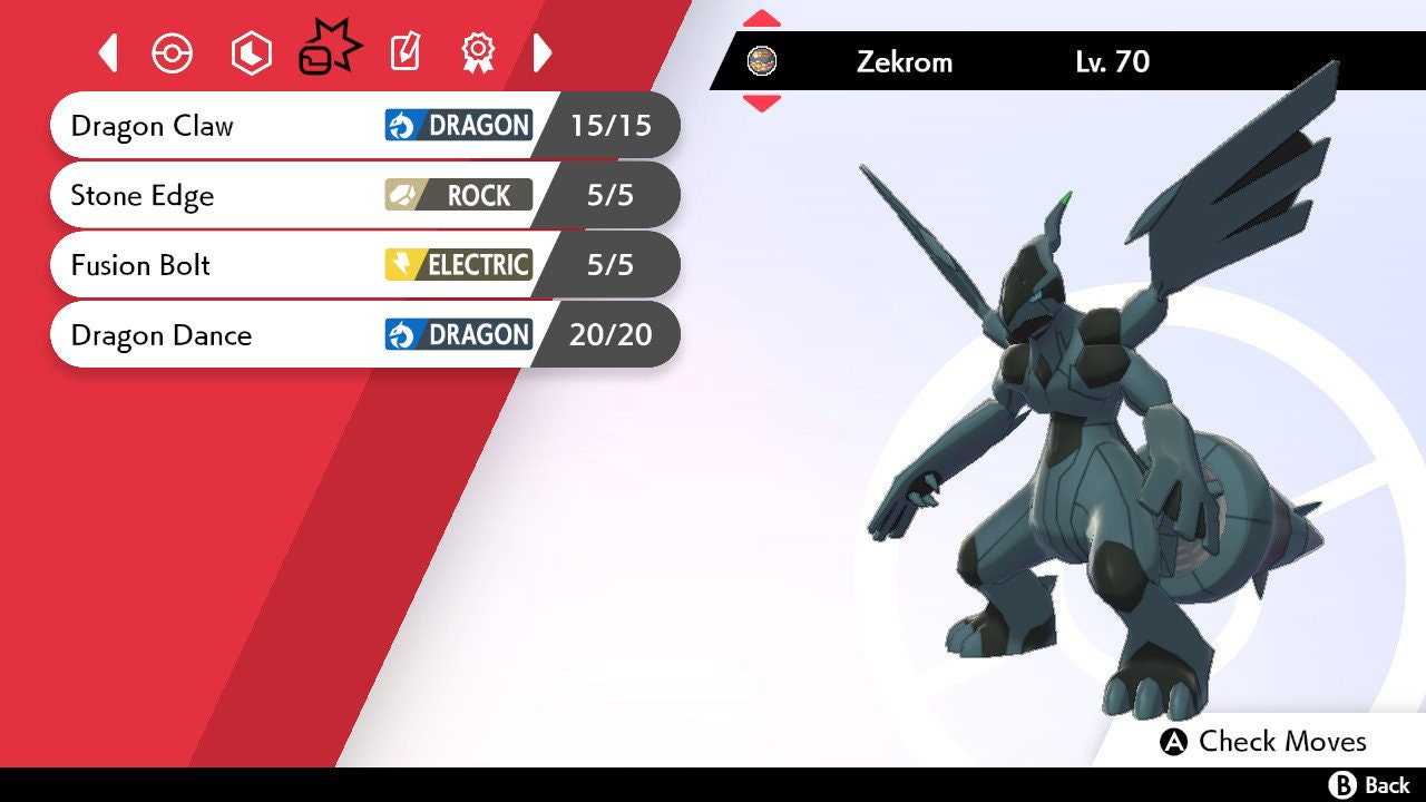 Shiny Zekrom 6IV Pokemon X/Y OR/AS S/M Us/um Sword/shield -  Denmark