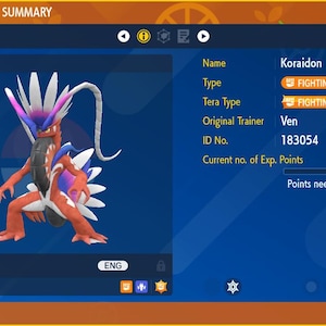 Glanzende, niet-glanzende Koraidon/Miraidon bundel 6IV - Pokémon Scarlet/Violet (100% legaal)