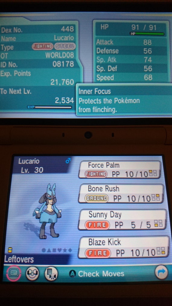 Pokemon M Shiny Lucario 2