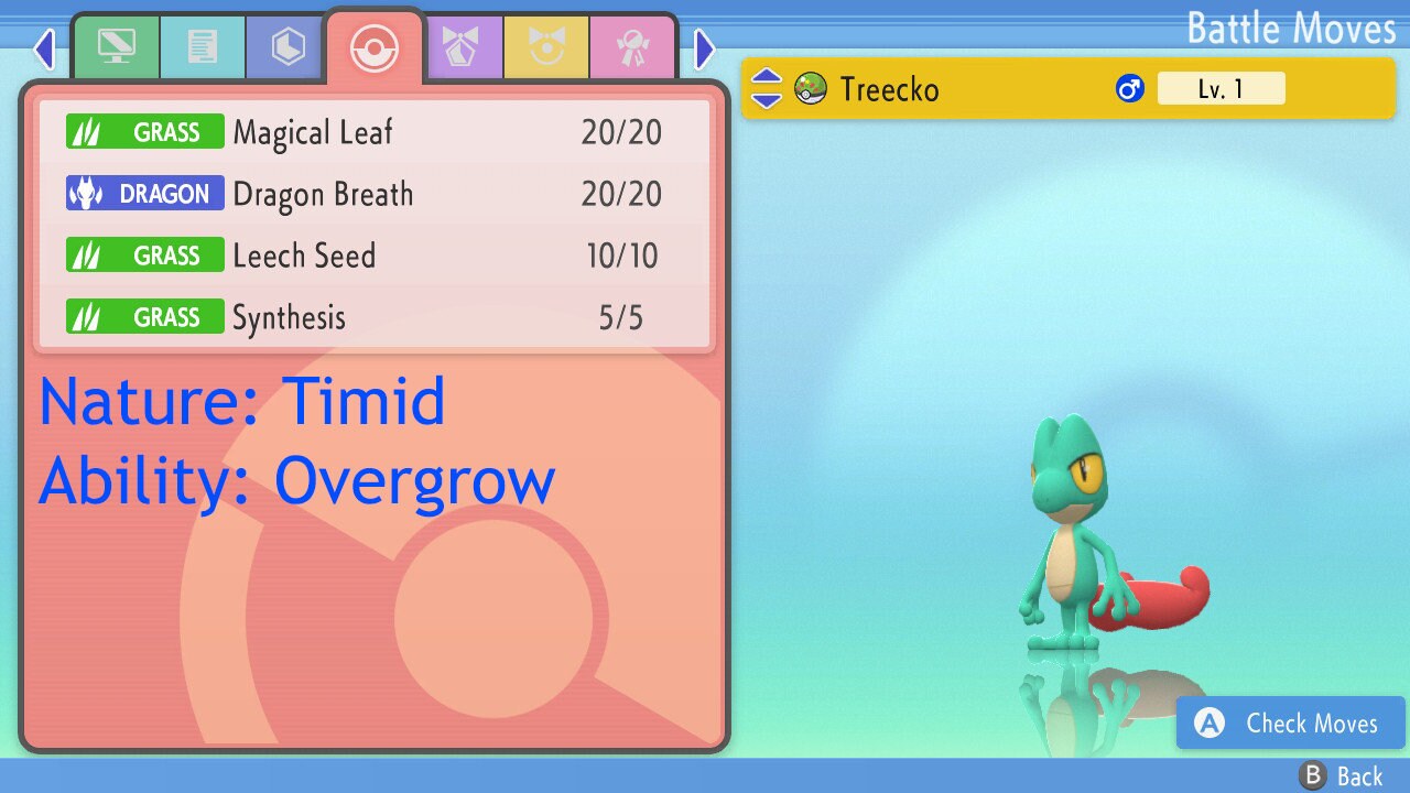 Shiny Treecko/Torchic/Mudkip Starter Pack 6IV - Pokemon X/Y OR/AS