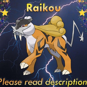 Ultra Shiny 6IV RAIKOU / Pokemon Sword and Shield / Johto -  Hong Kong