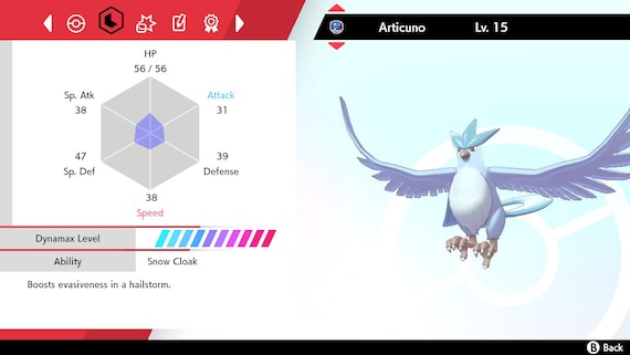 Pokémon Scarlet and Violet ✨SHINY✨ Articuno W/ Best 6IV +