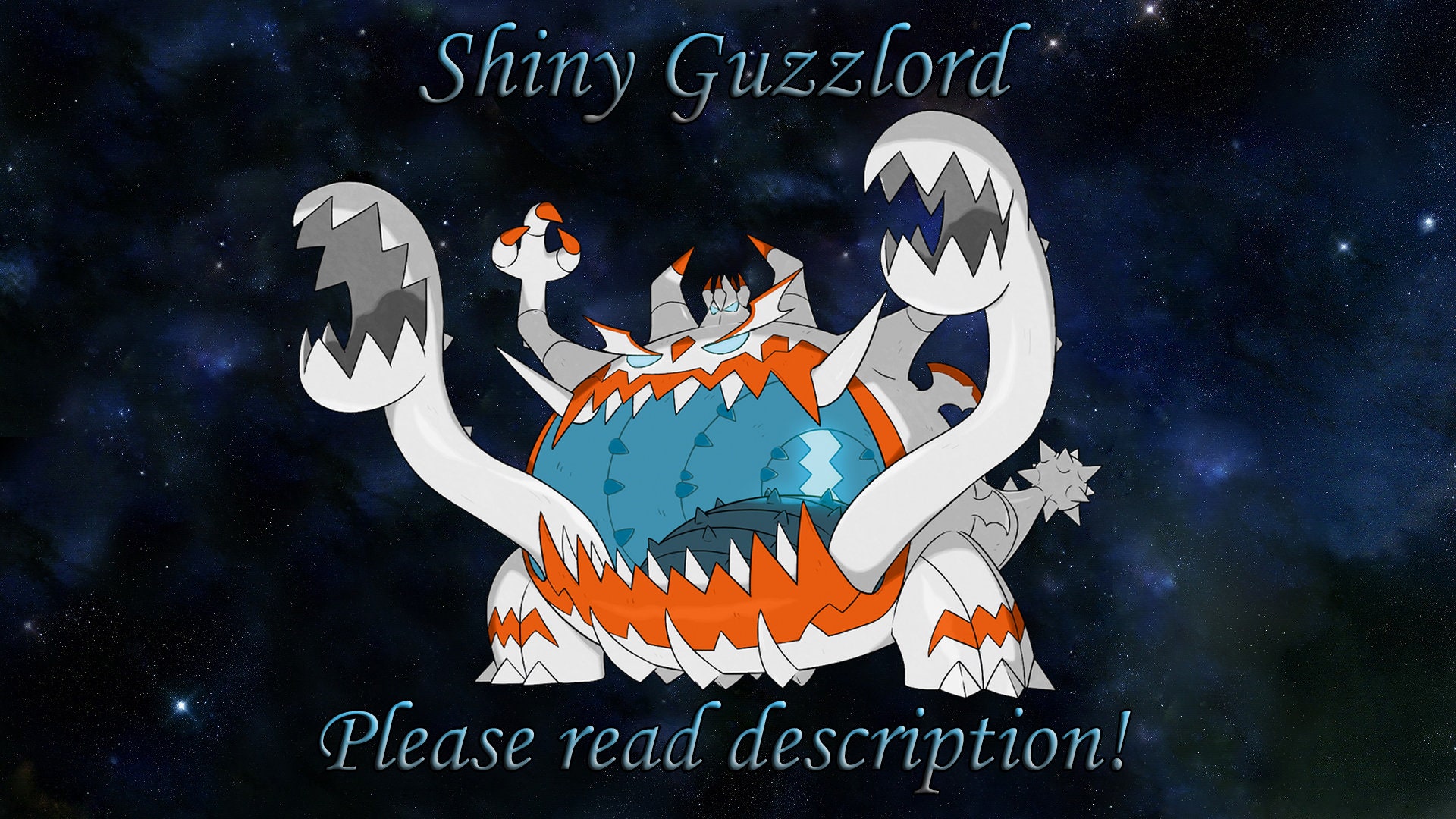 I'm crying finally my beloved shiny ultra beast Guzzlord :  r/PokemonSwordAndShield