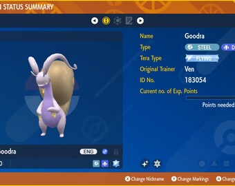 Hisuian Goodra for Champions Battle Ready - Pokémon HOME (100% Legal)