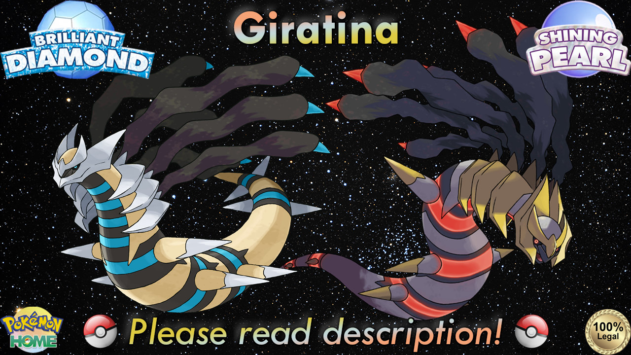 Pokemon Legendary Giratina Origin Form Registered Or 30days Safe